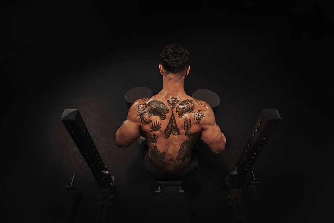 Free weight section at the gym